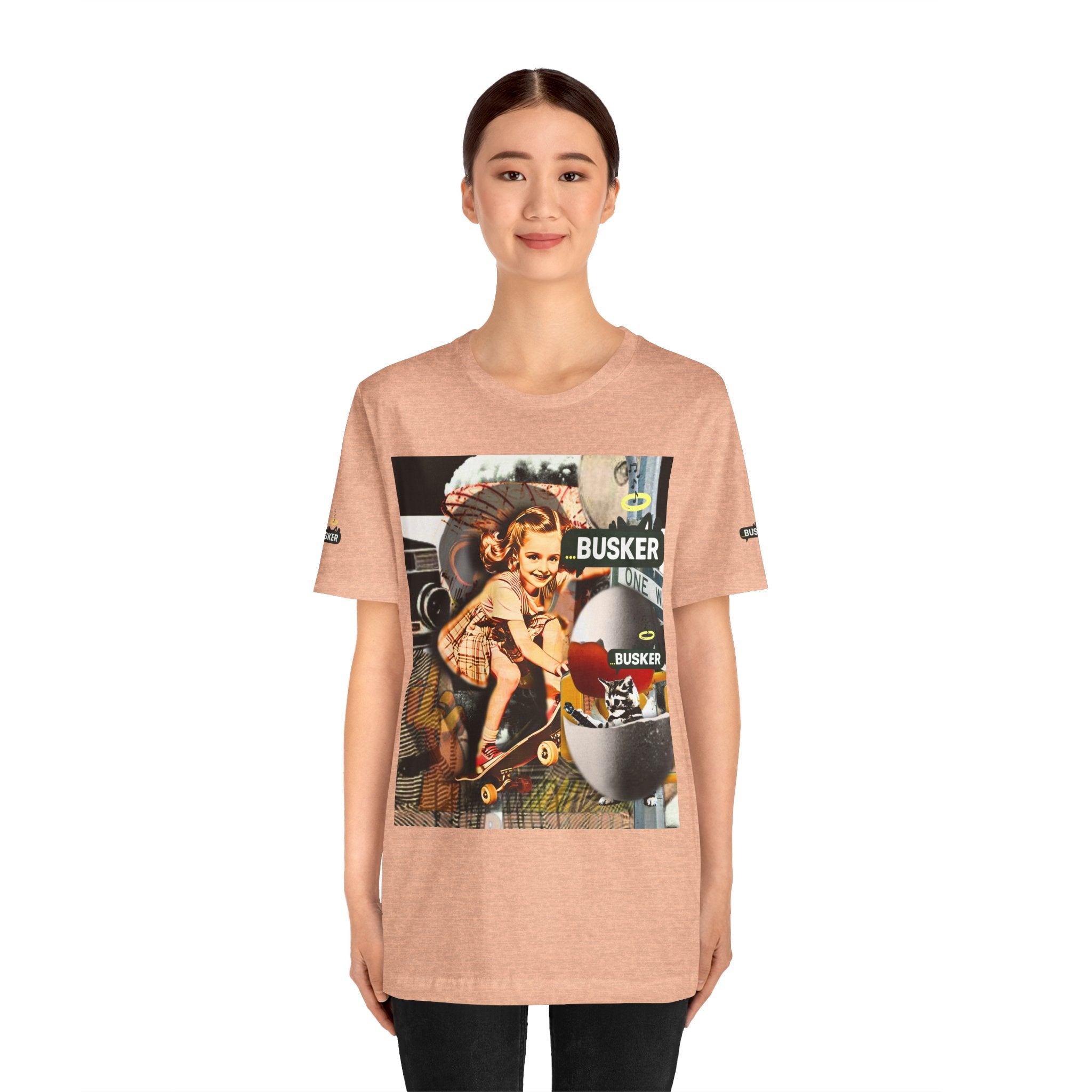 Vintage Skateboarding Graphic Tee - Streetwear for Creative Souls