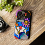 Colorful Phone Case, Cute Phone Accessories, Gift for Music Lovers, Fun Tech Gear, Unique Floral Design Case