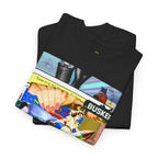 Cool Graphic Unisex Heavy Cotton Tee - 'Busker' Design