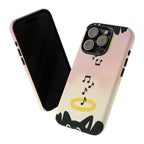 Cute Animal Phone Case, Tough Phone Cover for Pet Lovers, Gifts for Birthdays, Holidays, Music Lovers, Fun Tech Accessories