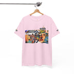 Artistic Unisex Heavy Cotton Tee - Vibrant Busker Design