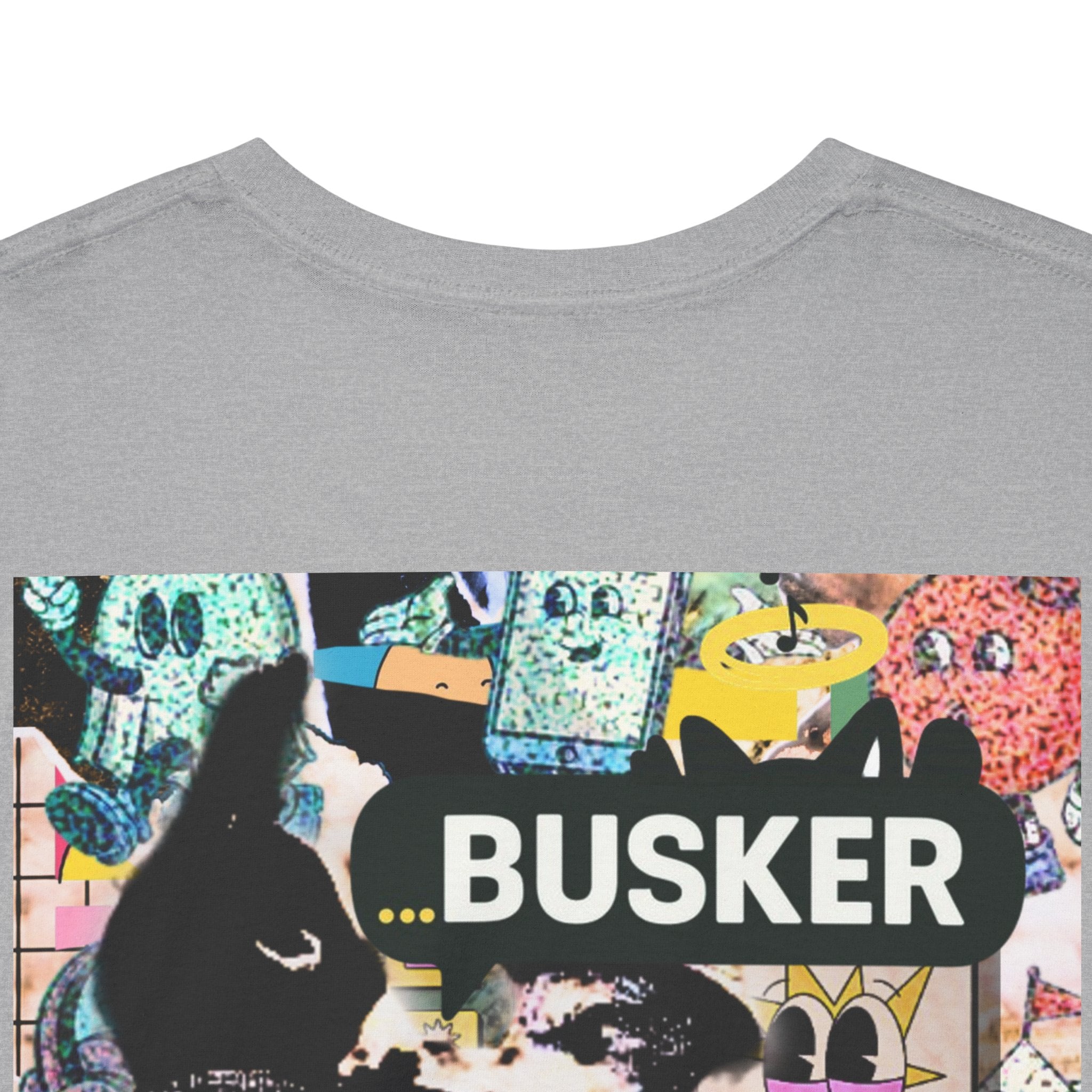 Grunge Art Busker Unisex Heavy Cotton Tee