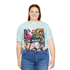 Busker Vibe Unisex Tee - Music & Art Collage Design