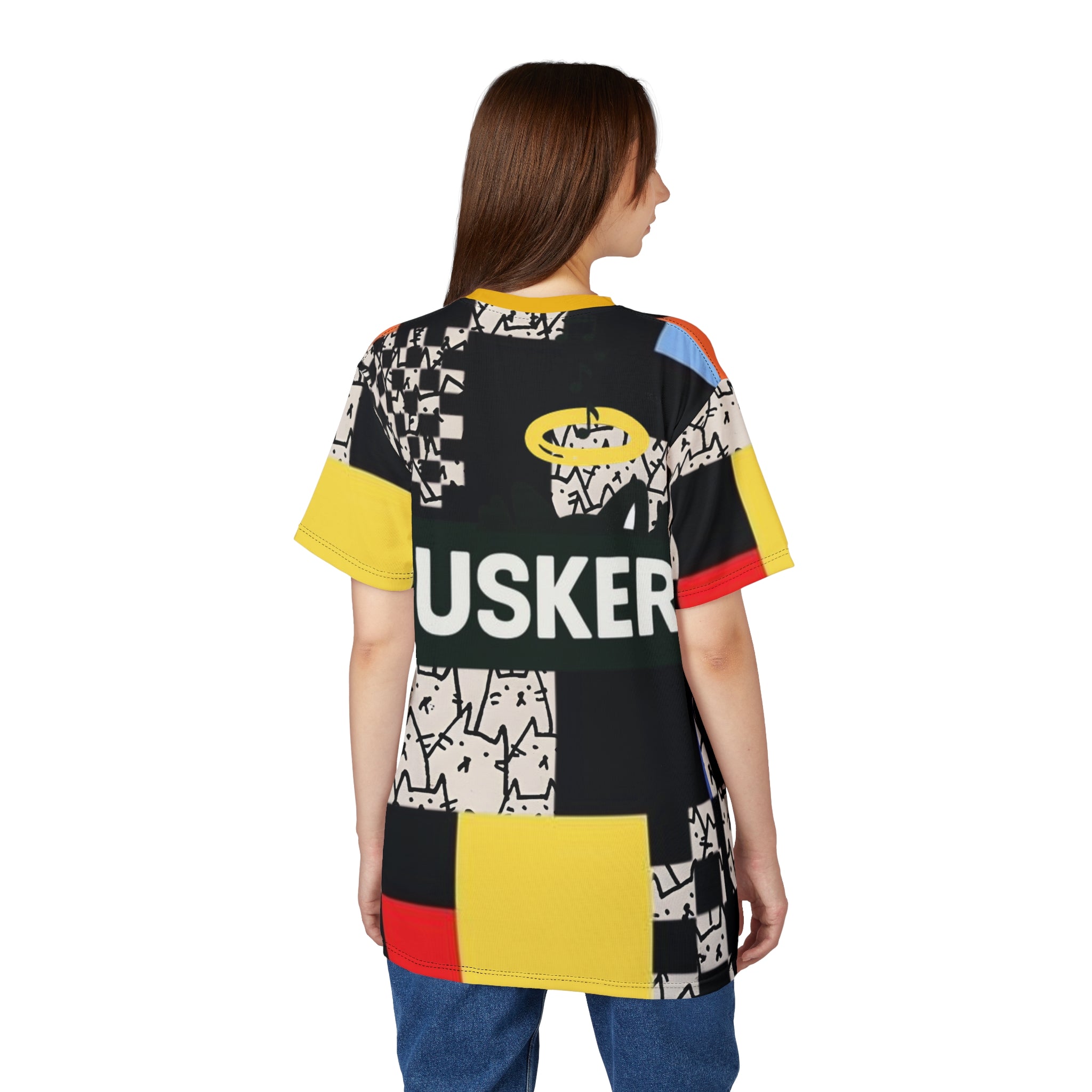 Vibrant Unisex Graphic Tee, Artistic Casual Wear, Street Style Top, Unique Birthday Gift, Music-Inspired Apparel