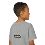 Stylish Youth Tee with Sunset Geometric Design, Summer Apparel, Kids Fashion, Gift for Birthdays, Fun Casual Wear, Graphic Tee