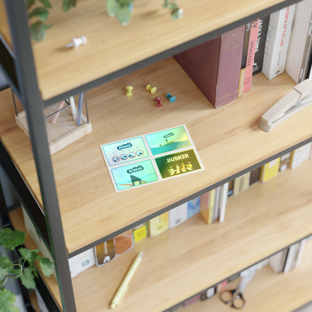 Whimsical Sticker Sheets for Music Lovers, Fun Decorative Stickers, Creative Journaling, Gift for Kids, Great for Scrapbooking