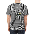 Psychedelic Unisex Cut & Sew Tee, Graphic Tee for Music Lovers, Unique Gift for Festivals, Trendy Streetwear, Perfect for Every Day