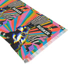 Colorful Busker Light Scarf - Vibrant Festival Accessory