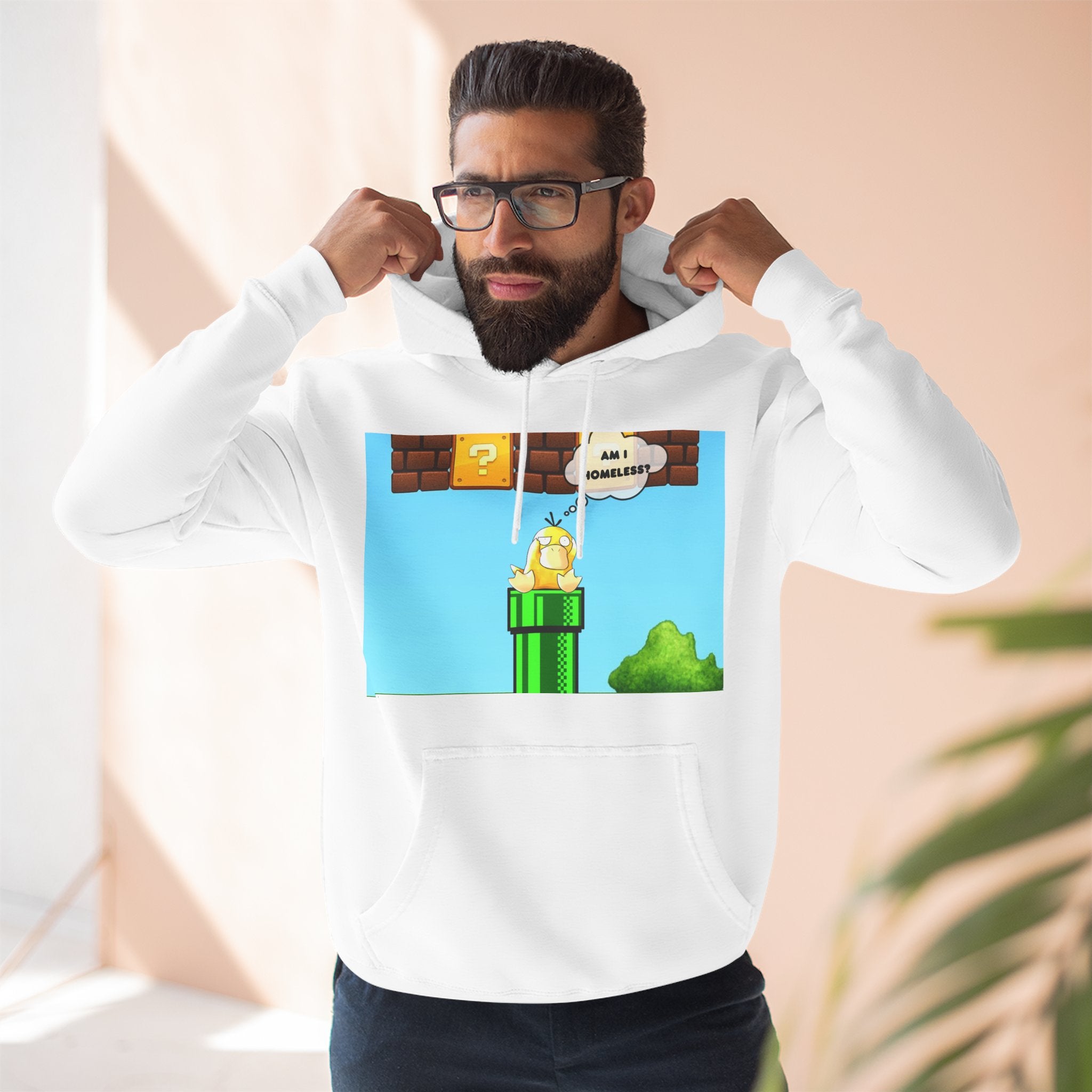 Fun Gaming Fleece Hoodie - Retro Gamer Gift, Cozy Sweatshirt, Video Game Apparel, Casual Wear, Geeky Hoodie