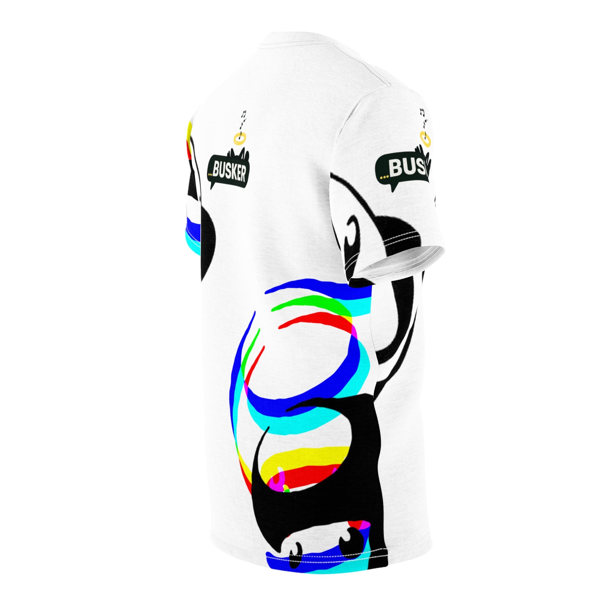 Rainbow Panda Unisex Tee, Fun Graphic T-Shirt for Animal Lovers, Stylish Casual Wear, Perfect Gift for Friends, Summer Fashion