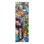 Vibrant Foam Yoga Mat for Fun & Fitness - 'BUSKER' Design