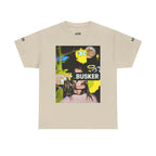 Artistic Unisex Heavy Cotton Tee - 'BUSKER' Graphic Design