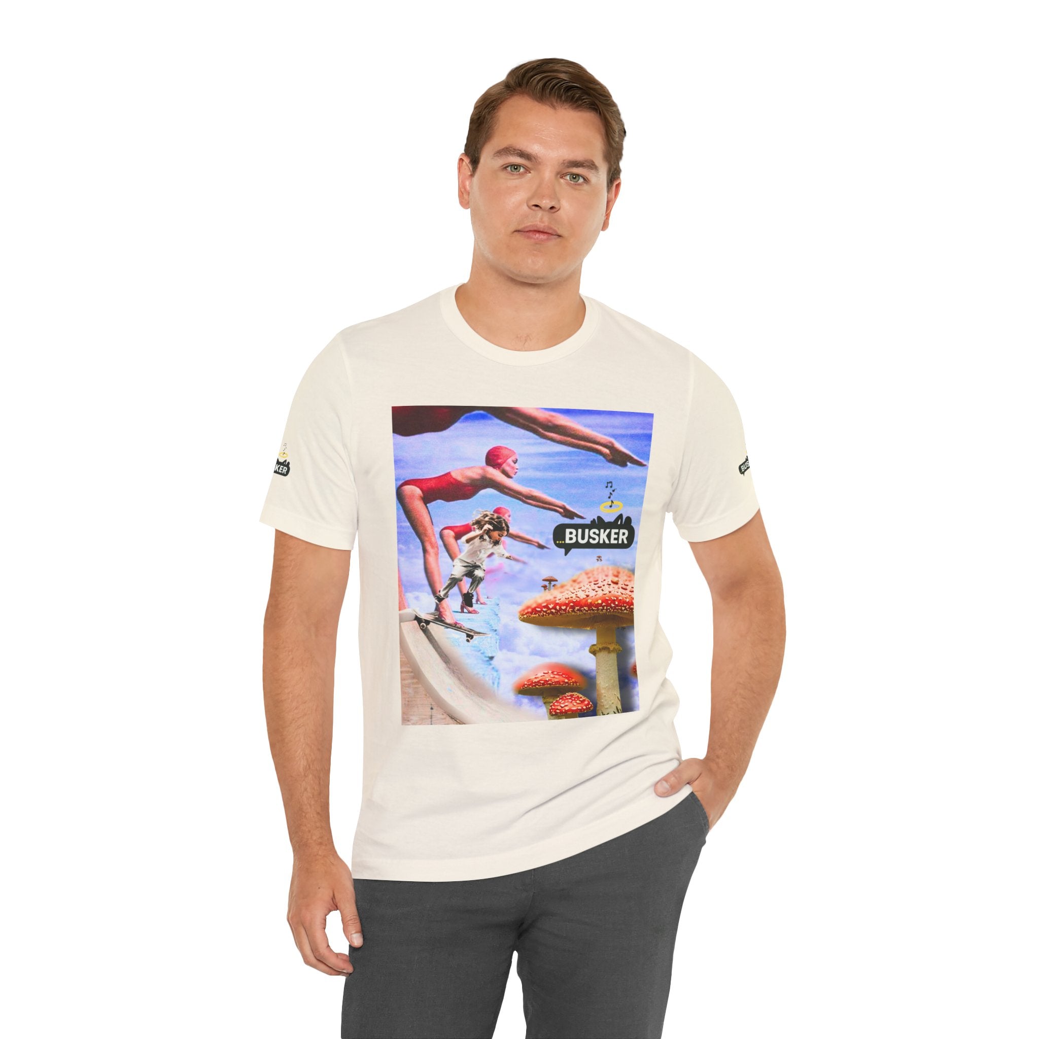 Busker Fun Graphic Tee - Unisex Jersey Short Sleeve