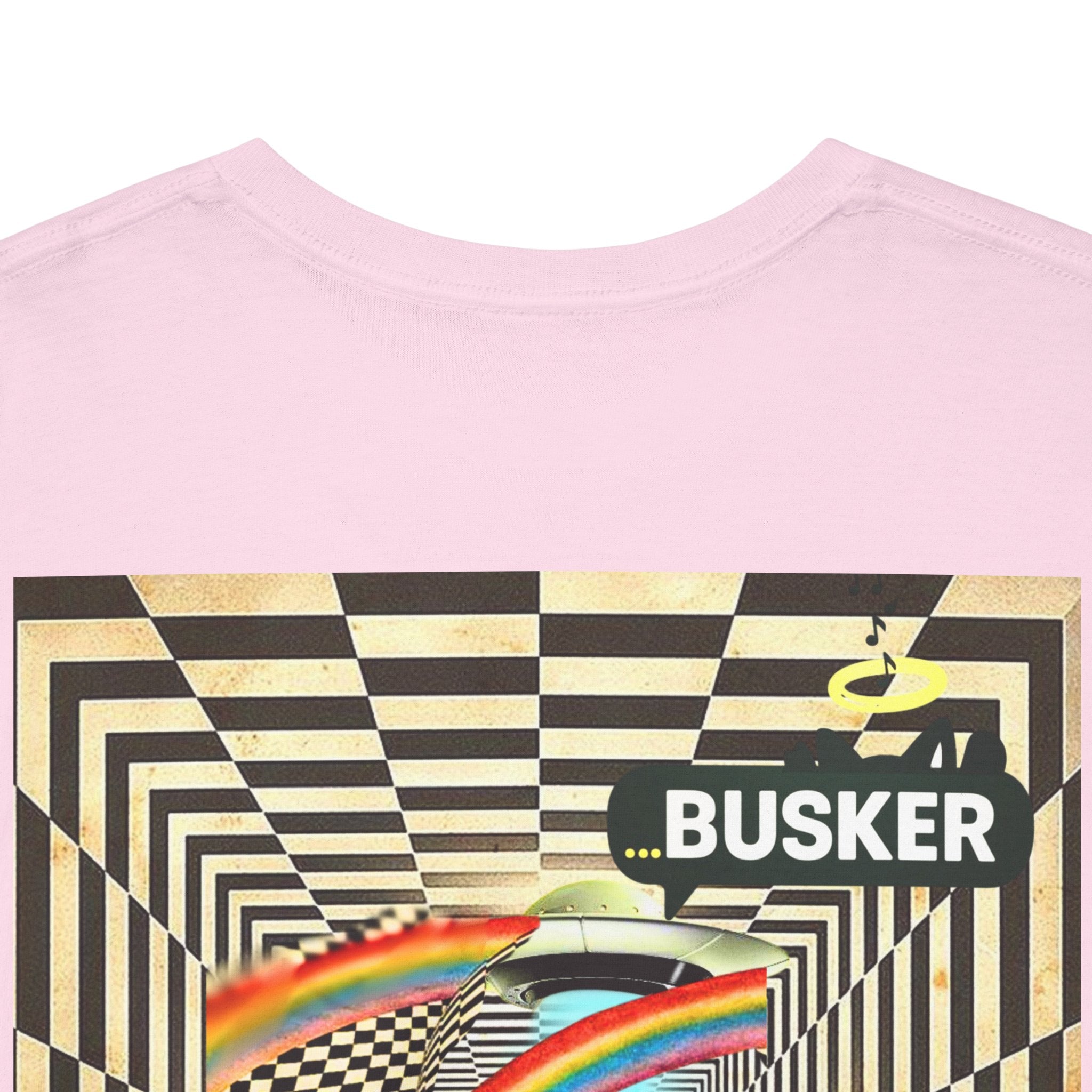 Retro Busker Graphic Tee - Unisex Heavy Cotton