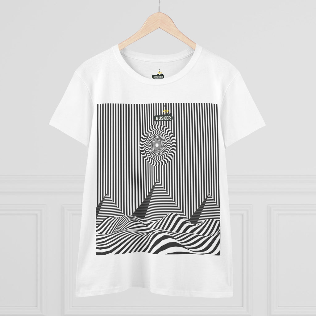 Trippy Graphic Tee for Women, Fun Casual Shirt, Perfect Gift for Music Lovers, Vacation Outfit, Summer Top, Festival Wear