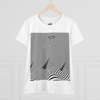 Trippy Graphic Tee for Women, Fun Casual Shirt, Perfect Gift for Music Lovers, Vacation Outfit, Summer Top, Festival Wear