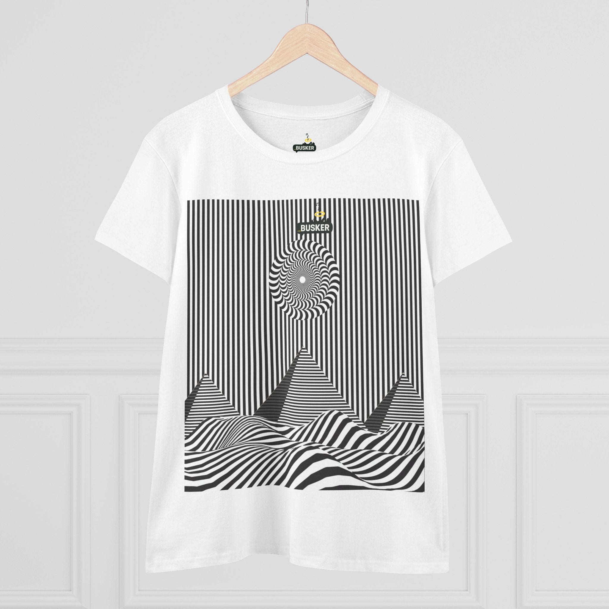 Trippy Graphic Tee for Women, Fun Casual Shirt, Perfect Gift for Music Lovers, Vacation Outfit, Summer Top, Festival Wear