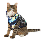 Busker Collage Pet Hoodie — Colorful Urban Music Graphic