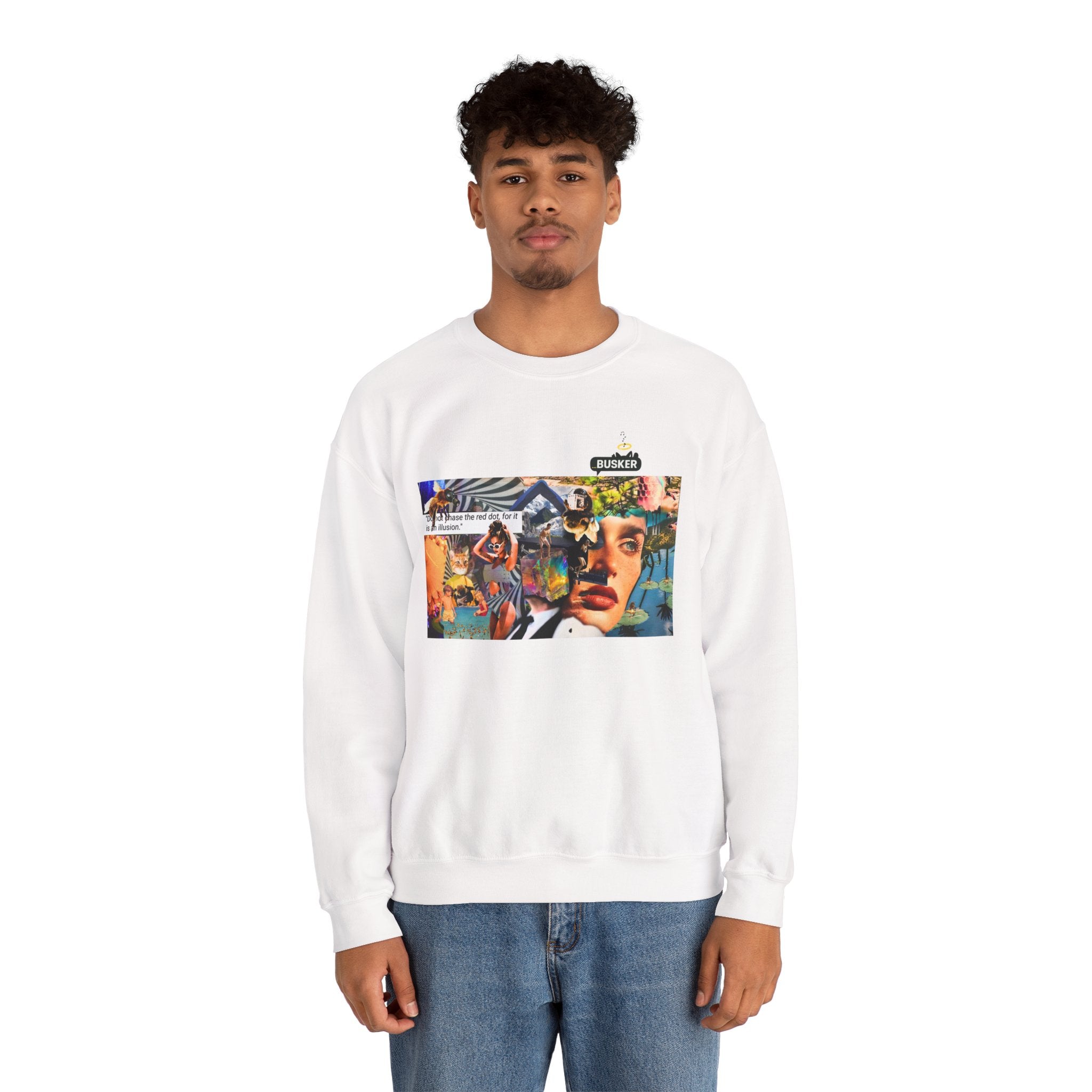 Vibrant Art Crewneck Sweatshirt for Creative Souls
