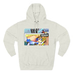 Three-Panel Fleece Hoodie