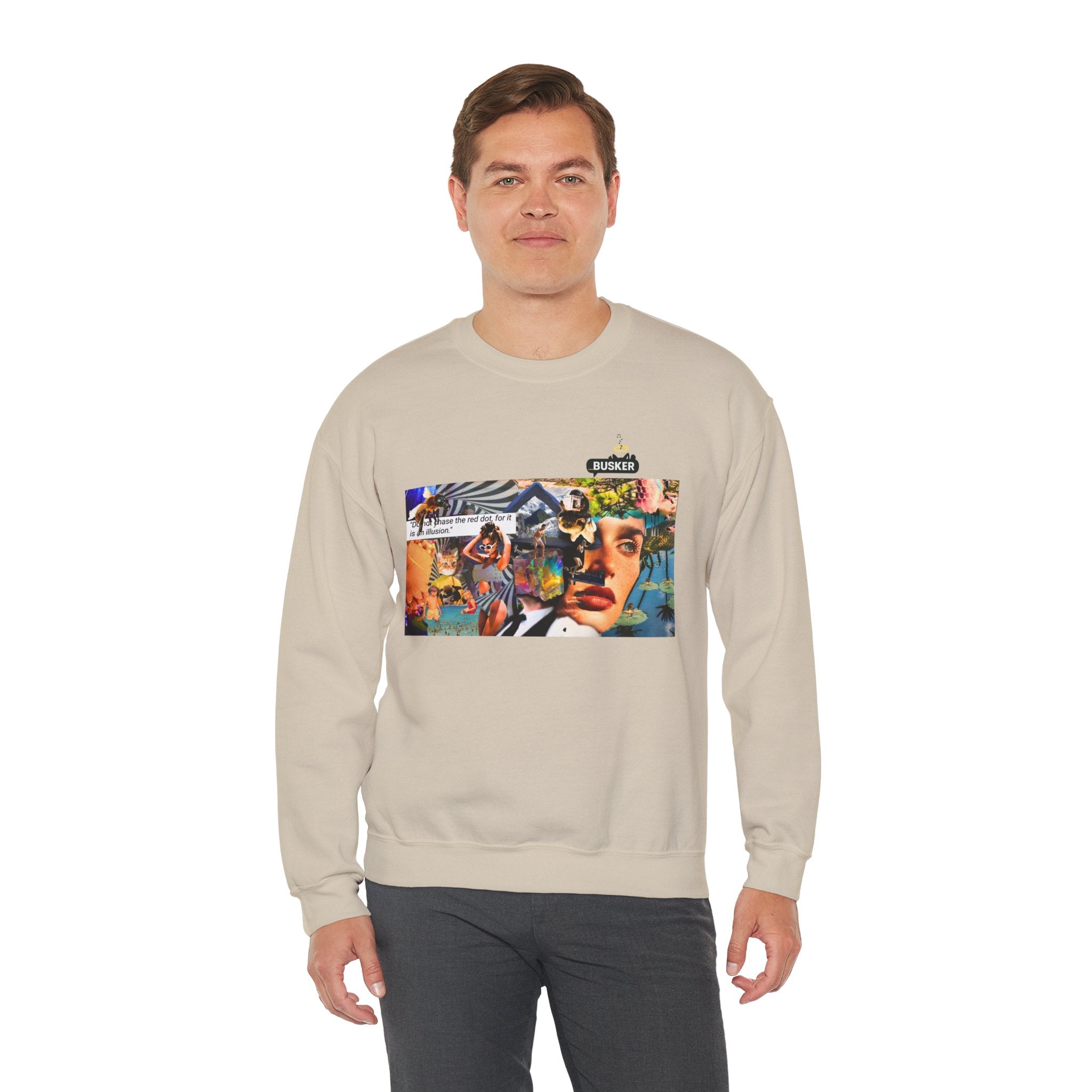 Vibrant Art Crewneck Sweatshirt for Creative Souls