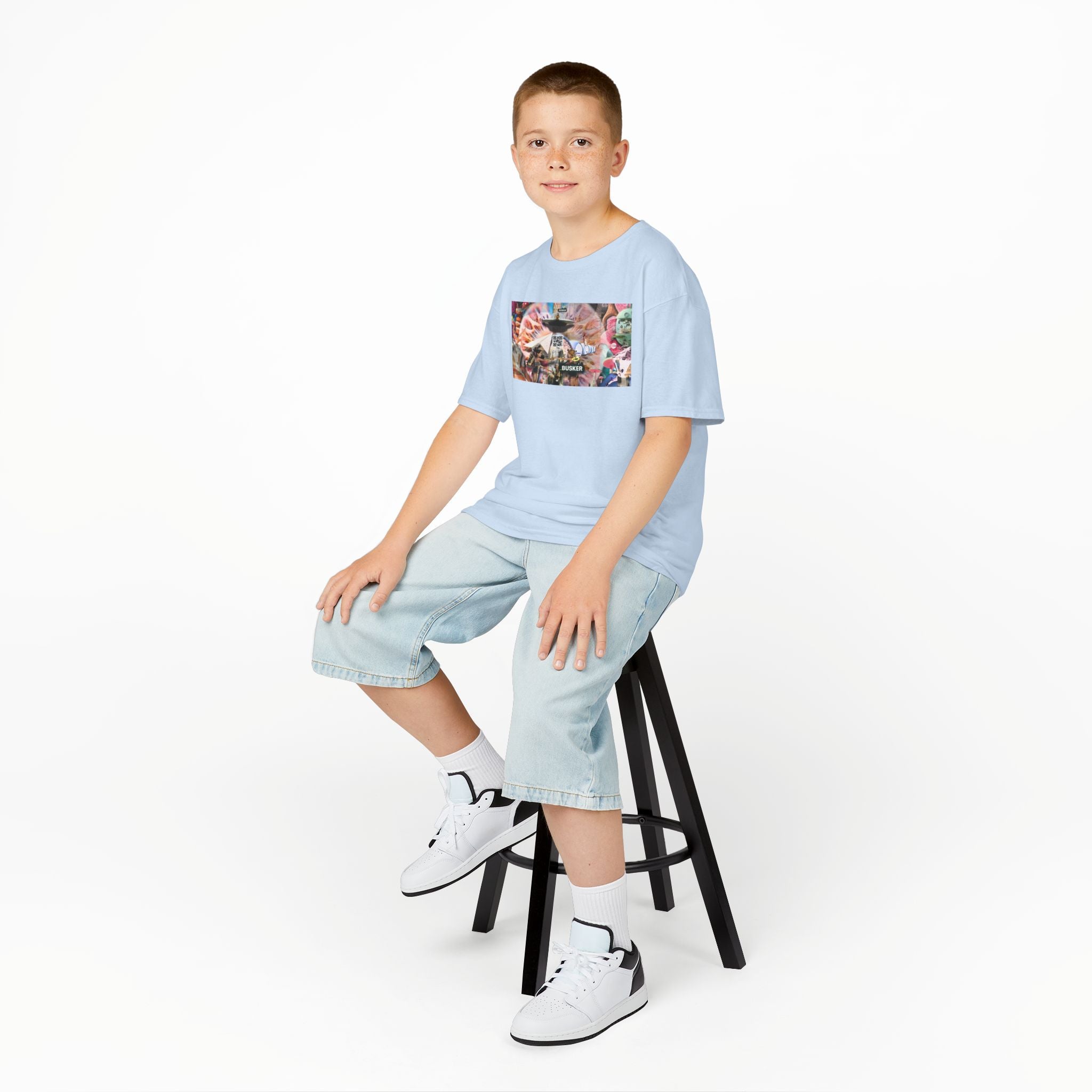 Colorful Kids Graphic Tee - Fun & Stylish Wear for Young Explorers