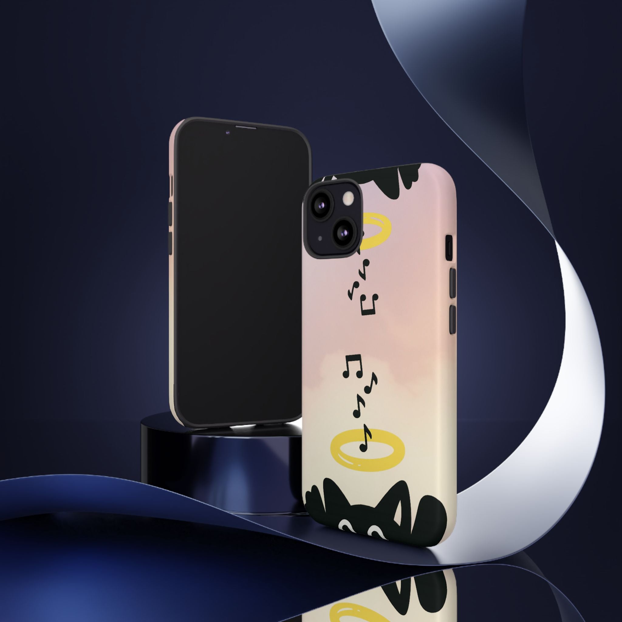 Cute Animal Phone Case, Tough Phone Cover for Pet Lovers, Gifts for Birthdays, Holidays, Music Lovers, Fun Tech Accessories