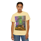 Psychedelic Busker T-Shirt, Unisex Graphic Tee, Music Lover Gift, Festival Wear, Casual Streetwear, Colorful Arttee