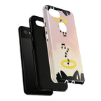 Cute Animal Phone Case, Tough Phone Cover for Pet Lovers, Gifts for Birthdays, Holidays, Music Lovers, Fun Tech Accessories