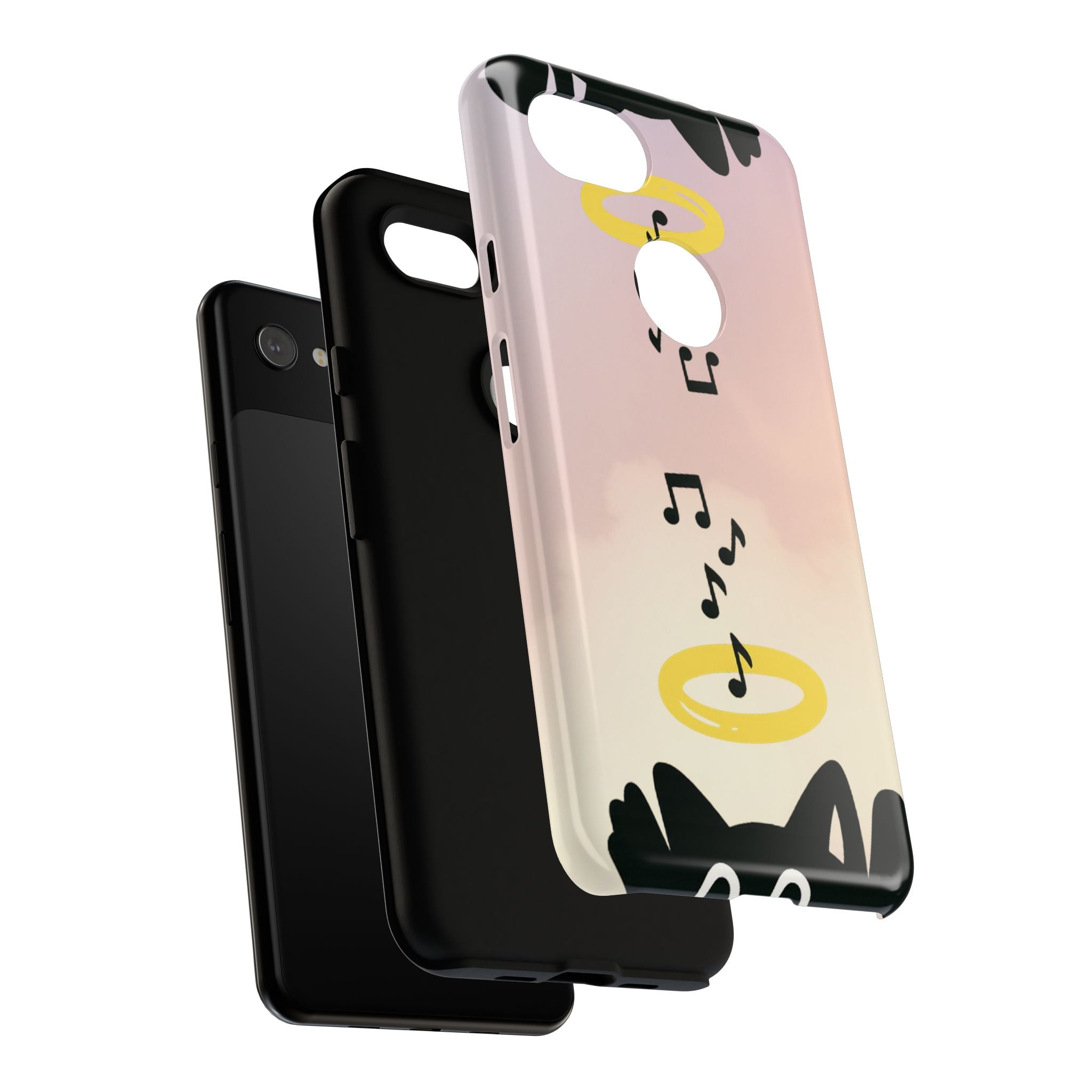 Cute Animal Phone Case, Tough Phone Cover for Pet Lovers, Gifts for Birthdays, Holidays, Music Lovers, Fun Tech Accessories