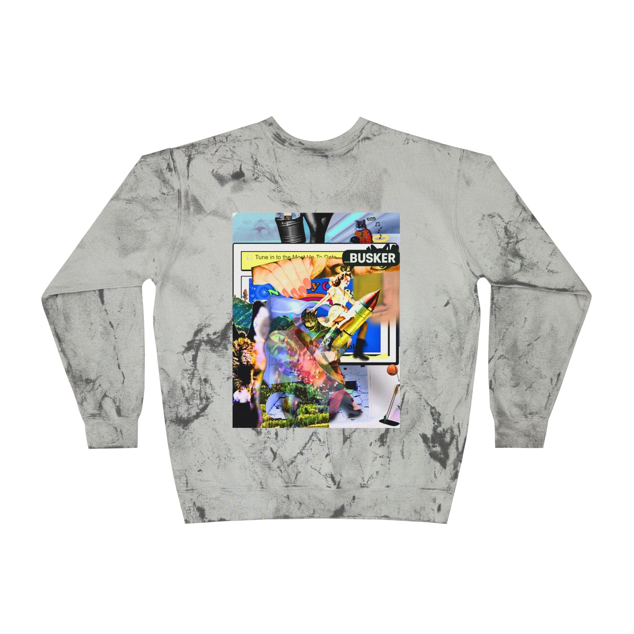 Color Blast Crewneck Sweatshirt for Creative Souls
