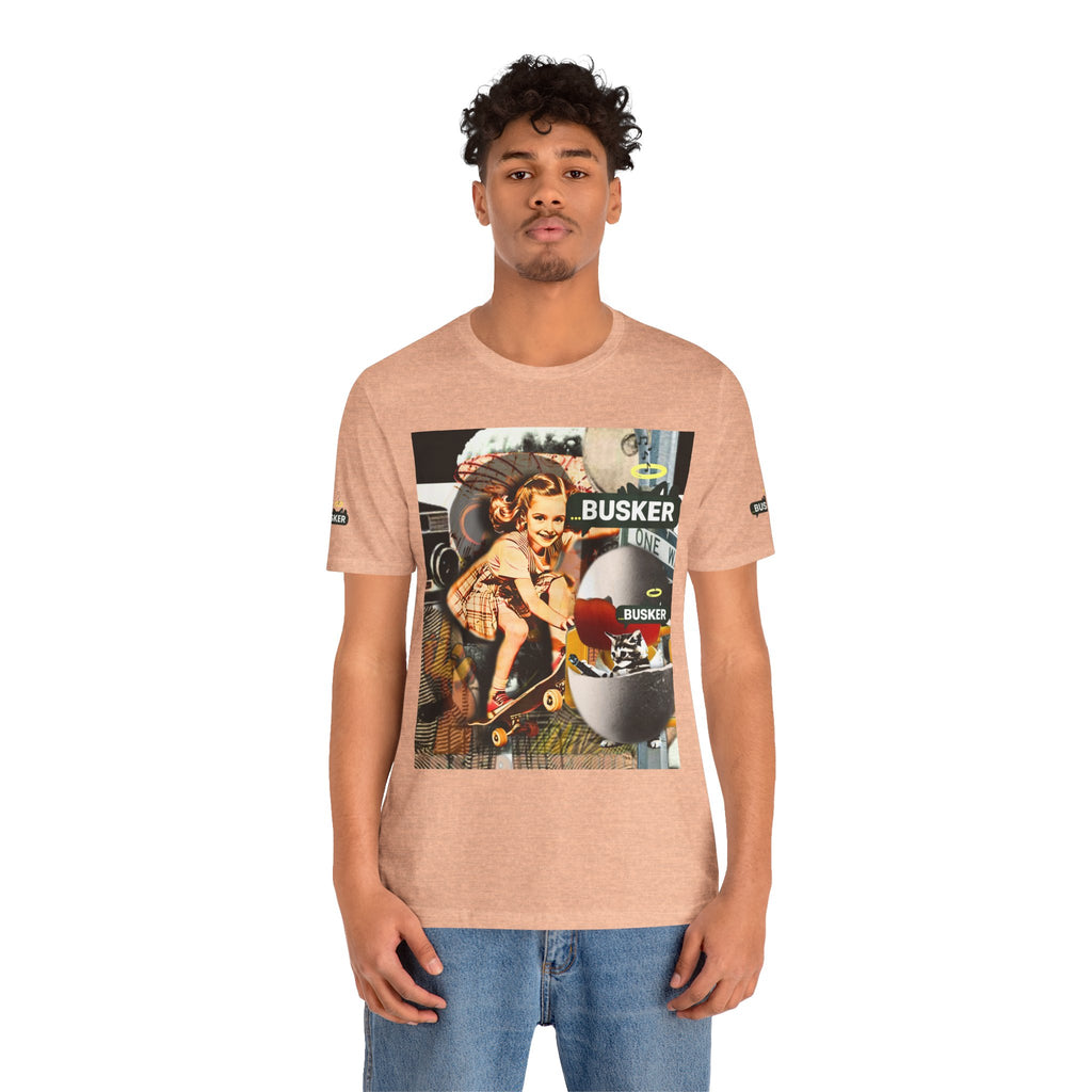 Vintage Skateboarding Graphic Tee - Streetwear for Creative Souls