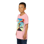 Busker Youth Short Sleeve Tee, Fun Summer Tee, Music Lover Gift, Kids Graphic T-Shirt, Festival Outfit, Creative Gift Idea