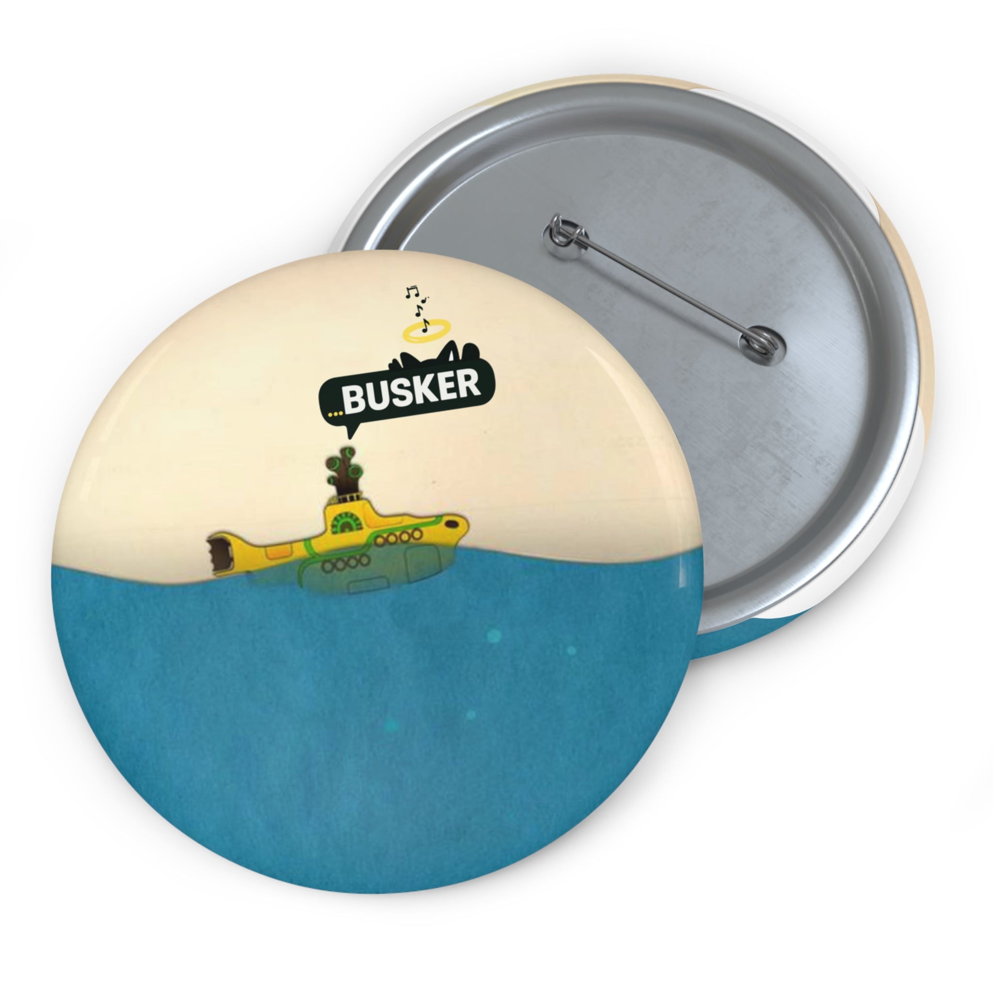 Custom Pin Buttons for Music Lovers, Unique Gift for Buskers, Fun Party Favors, Creative Accessories, Collectible Pins, Handmade Badges