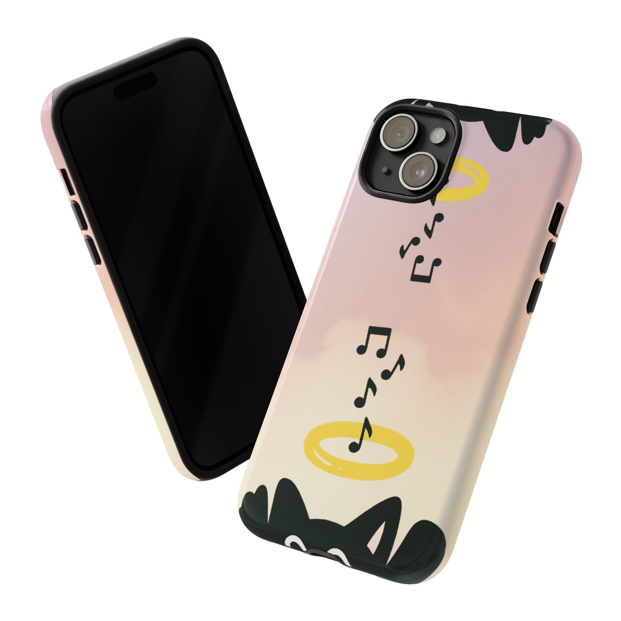 Cute Animal Phone Case, Tough Phone Cover for Pet Lovers, Gifts for Birthdays, Holidays, Music Lovers, Fun Tech Accessories