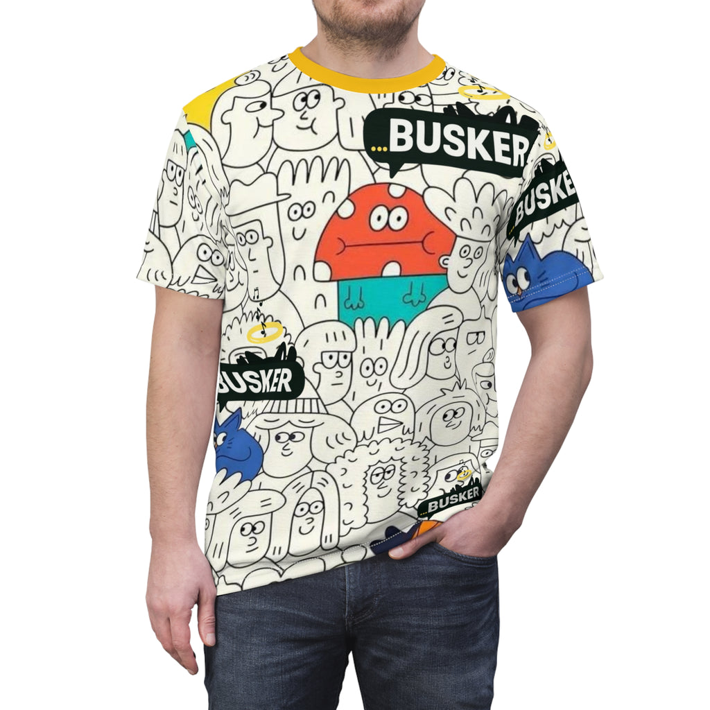 Whimsical Graphic Tee for Fun Lovers, Unique Casual Wear for Festivals, Travel Essentials, Gift Idea for Friends, Summer Vibes