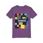 Colorful Youth Short Sleeve Tee - Perfect for Young Creators, Festivals, Birthdays, Casual Wear, Busker Themed Shirt