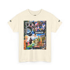 Trippy Farmer ...Busker Collage Graphic Tee — 'I Have 99 Problems...BUT LSD (LITTLE SMALL DICK) AIN'T ONE | ...BUSKER| ' Retro Street Music T‑Shirt