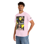 Artistic Unisex Heavy Cotton Tee - 'BUSKER' Graphic Design