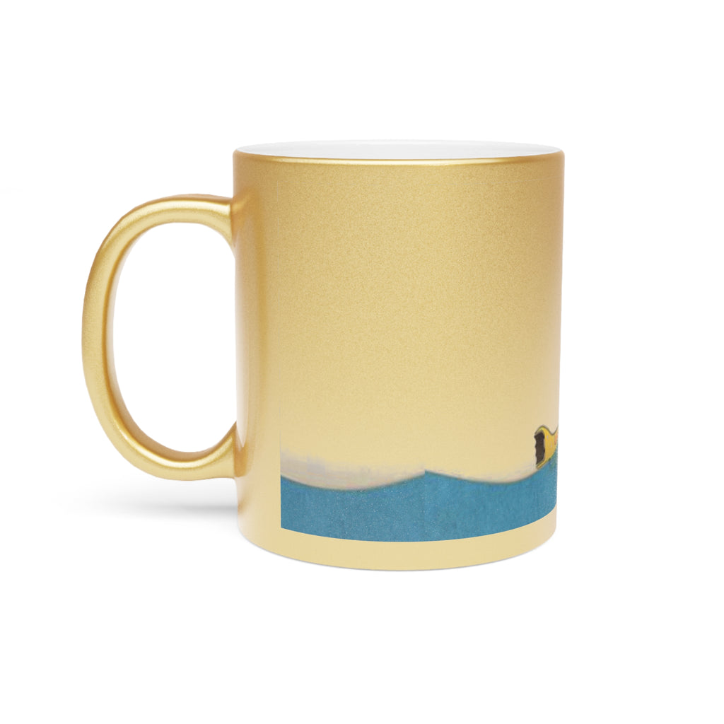 Metallic Busker Mug - Unique Gift for Music Lovers, Gold/Silver Coffee Cup, Perfect for Birthdays, Celebrations, Home Decor, [...]