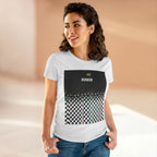 Glitch Art Women's Tee, Casual Graphic Shirt for Music Lovers, Unique Gift for Festivals, Summer Wardrobe Essential, Unisex Style