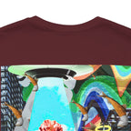 Street Art Busker Tee - Unisex Graphic Short Sleeve Shirt