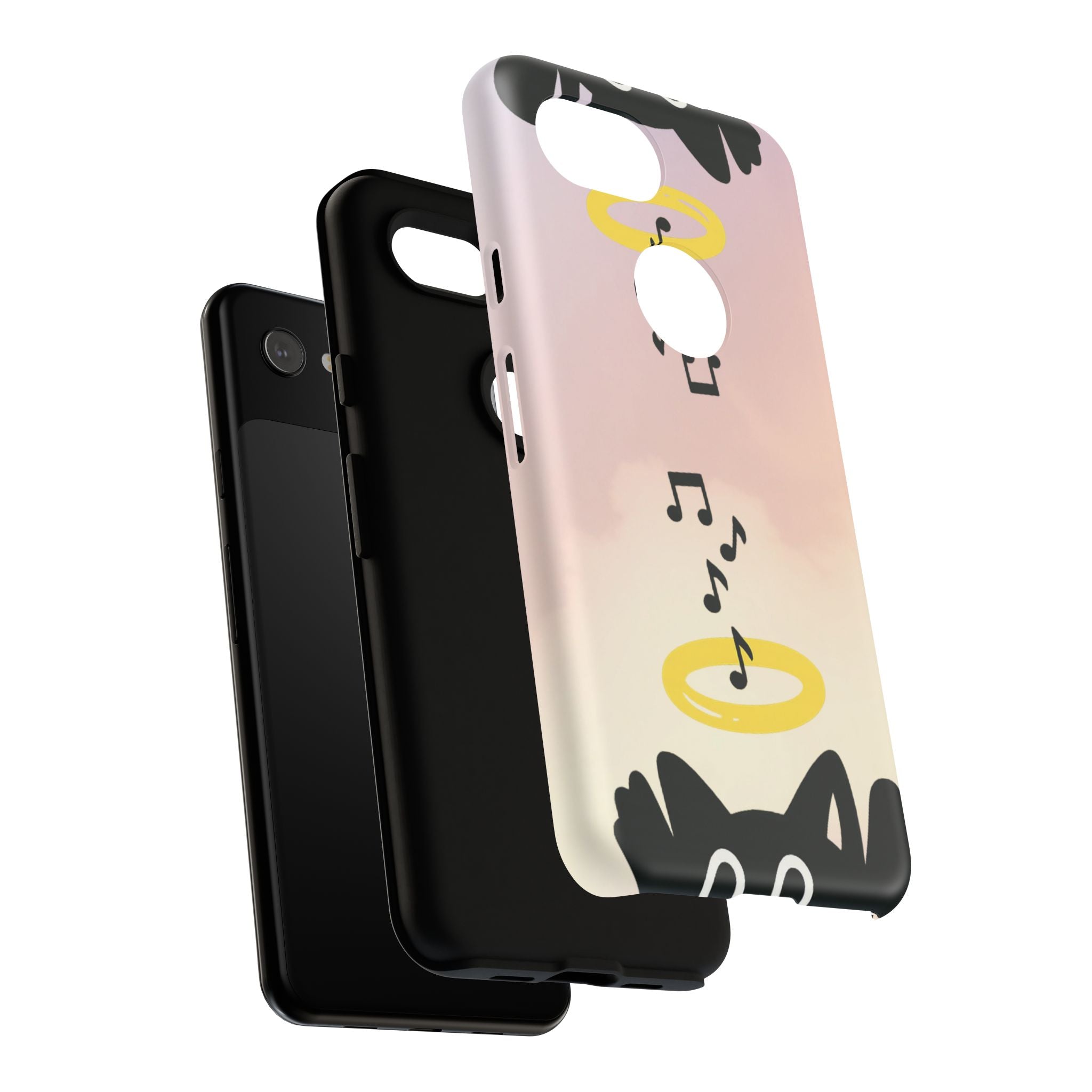 Cute Animal Phone Case, Tough Phone Cover for Pet Lovers, Gifts for Birthdays, Holidays, Music Lovers, Fun Tech Accessories