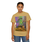 Psychedelic Busker T-Shirt, Unisex Graphic Tee, Music Lover Gift, Festival Wear, Casual Streetwear, Colorful Arttee