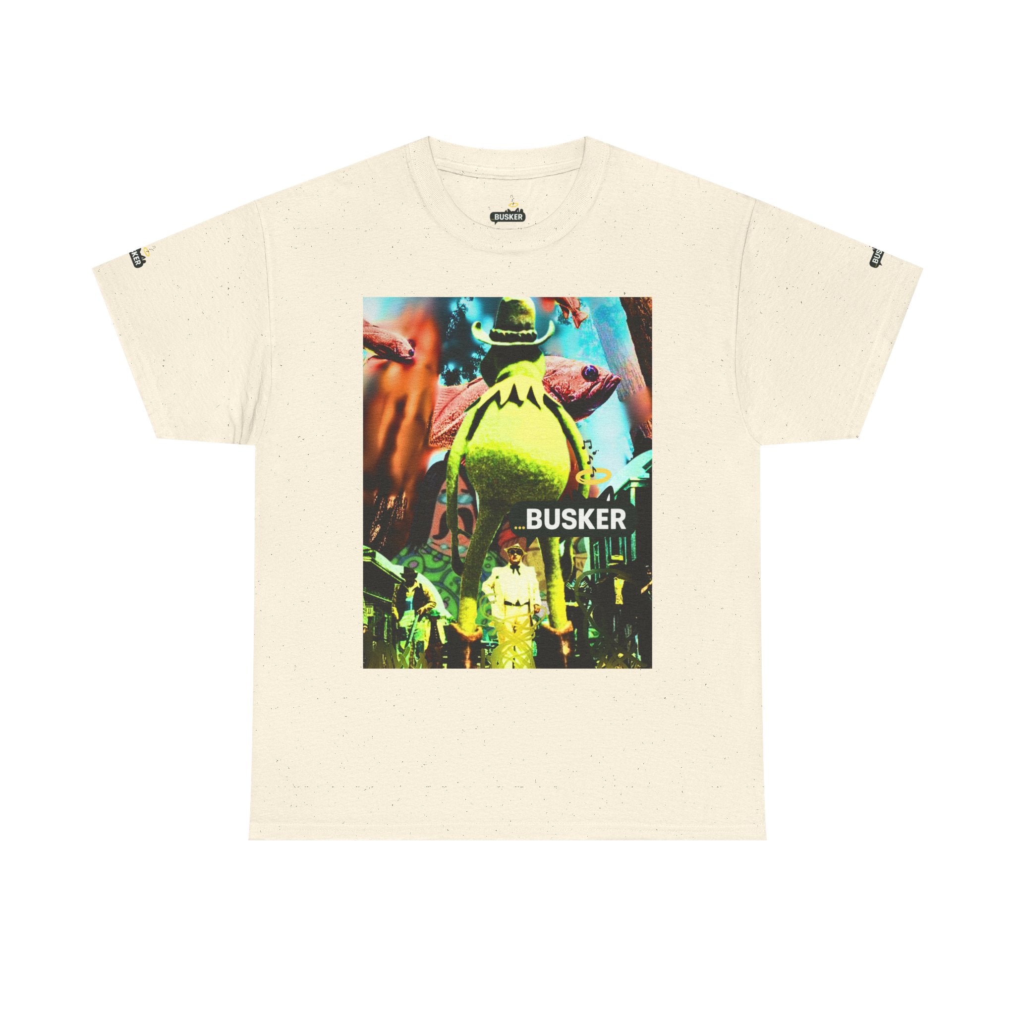 Busker Graphic Vintage Unisex Heavy Cotton Tee