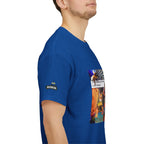 Artistic Unisex Heavy Cotton Tee - Vibrant Busker Design