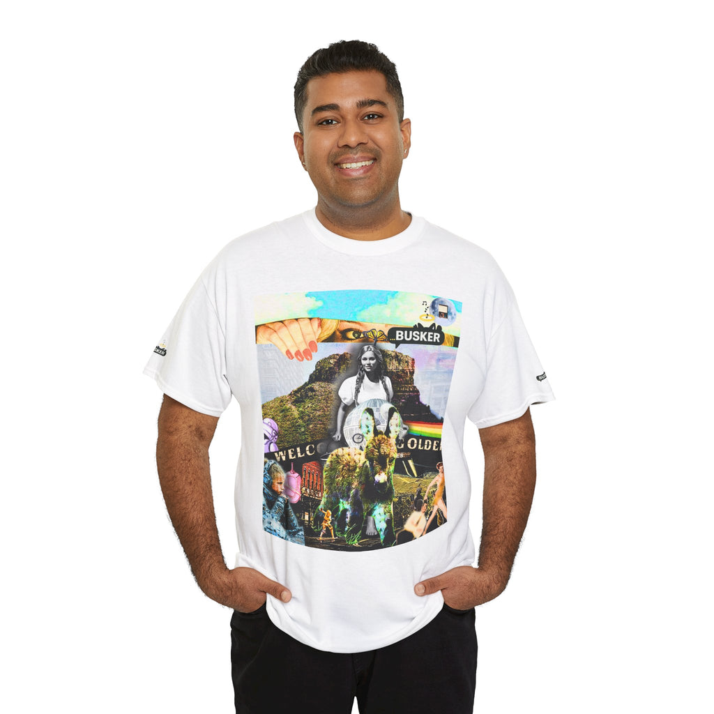 Bohemian Graphic Tee - 'Welcome Golden' Unisex Heavy Cotton Shirt