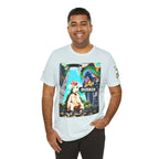 Street Art Busker Tee - Unisex Graphic Short Sleeve Shirt