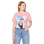 Busker Vibe Unisex Jersey Tee – Colorful Artistic Design for Summer Fun