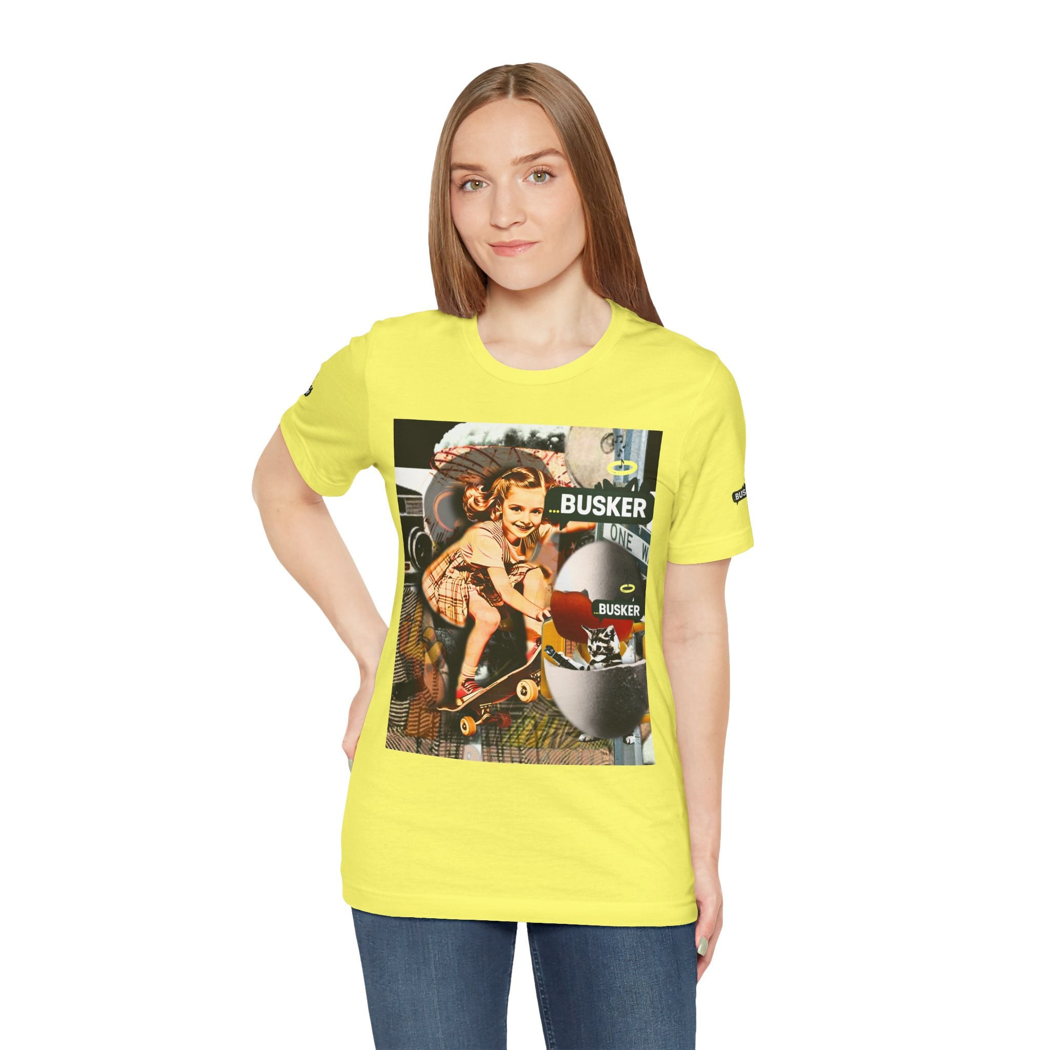 Vintage Skateboarding Graphic Tee - Streetwear for Creative Souls